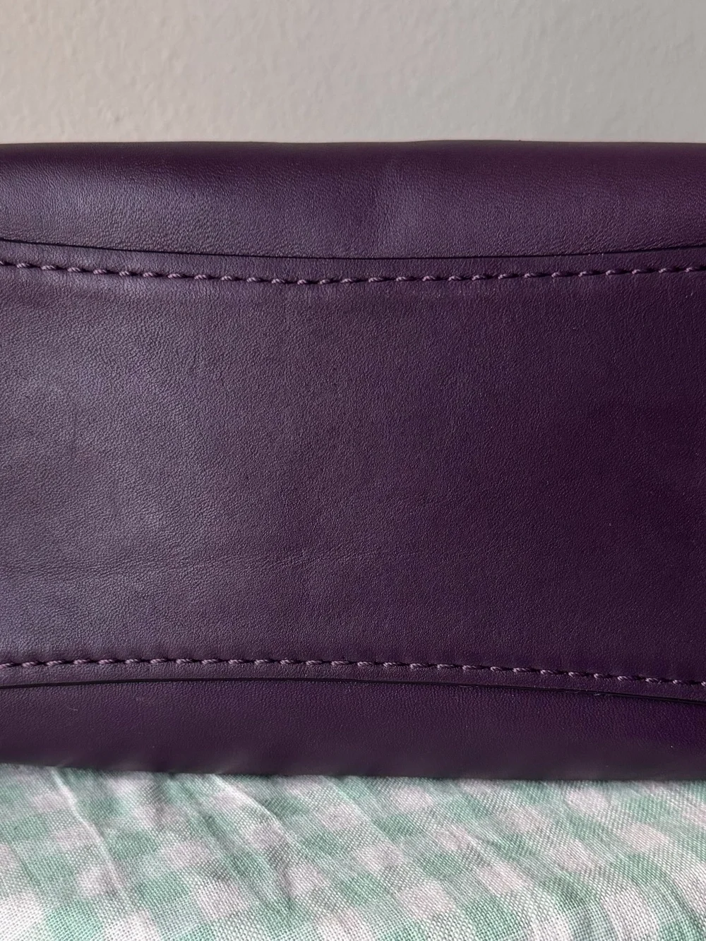 RARE Purple Coach 1941 Willow Floral Drifter Top Handle Satchel